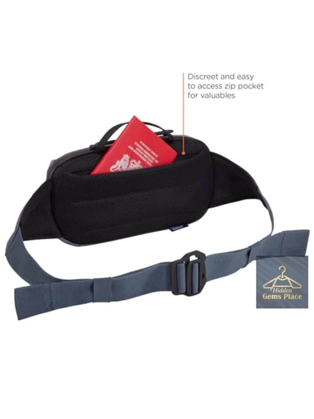 Sling Bag Crossbody Waxed Recycled Polyester Hip Pack